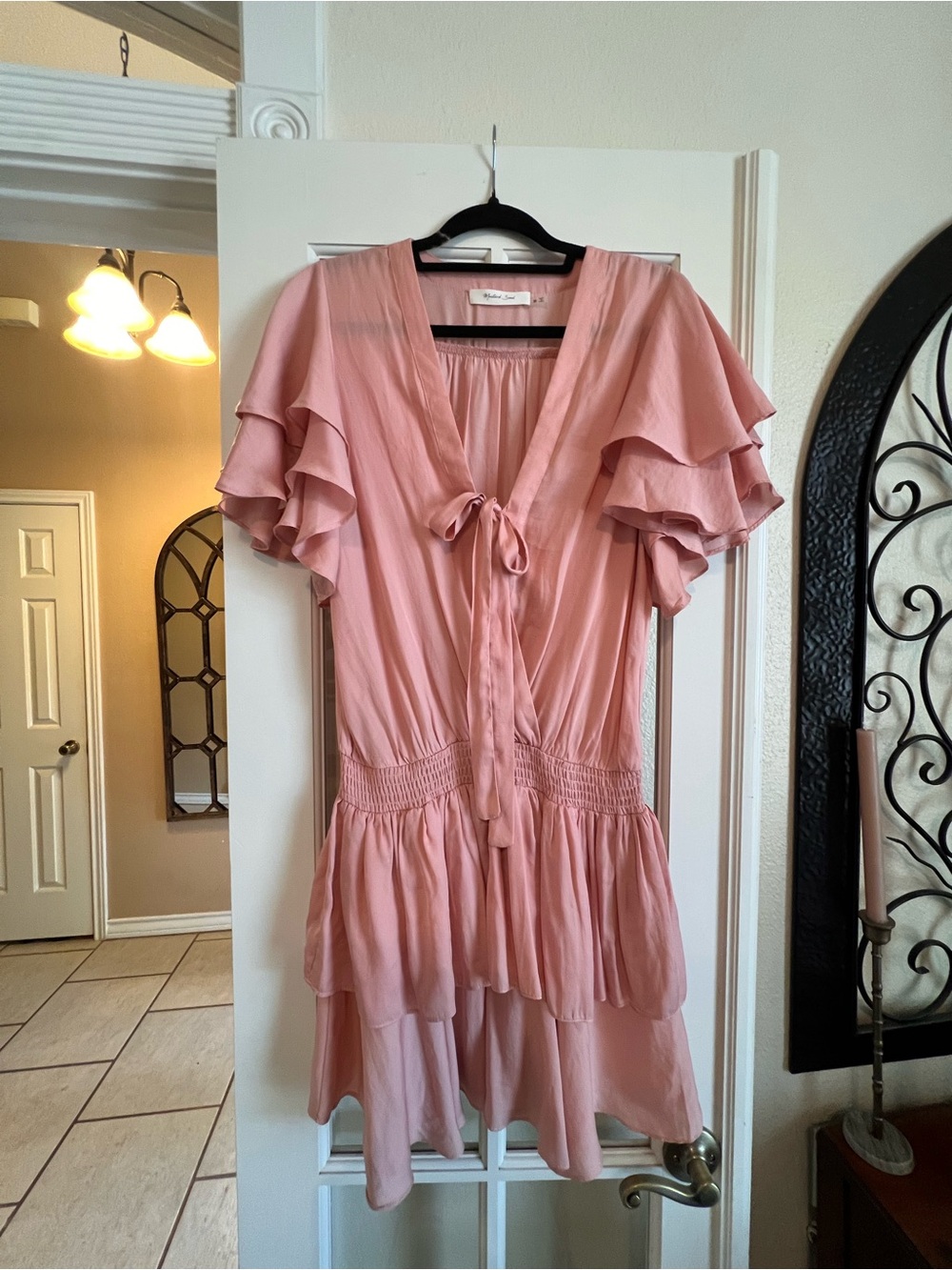 🌹 Mustard Seed Ruffle Dress